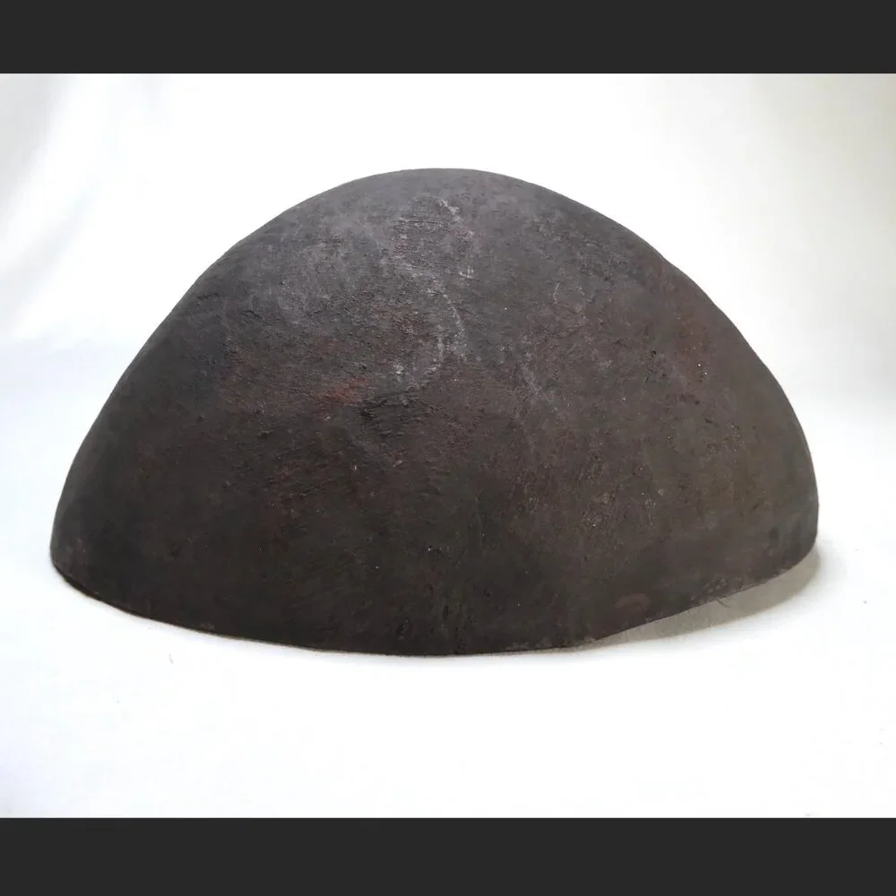 VINTAGE 13.5” NEPAL SMILING SKULL SKELETON HAND CARVED WOOD MASK WALL HANGING - Picture 4 of 8